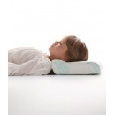 Ортопедическая подушка под голову для детей с одним валиком, 23х40х8 см